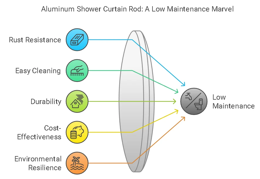 Aluminum Shower Curtain Rod A Low Maintenance Marvel Aluminum Shower Curtain Rod A Low Maintenance Marvel